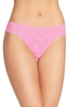 Hanky Panky Original Rise Thong In Blossom Pink
