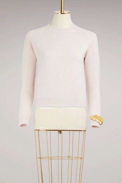 Alexandra Golovanoff Mila Sweater In Powder