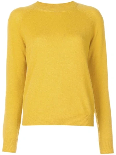 Alexandra Golovanoff Virgile Cashmere Sweater In Yellow