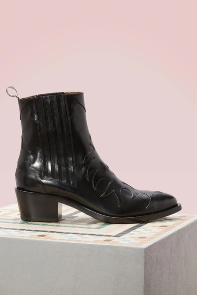 Sartore Flame Ankle Boots In Nero