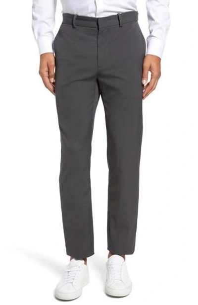 Theory Peterson Neoteric Tech Chino Pants In Dark Grey