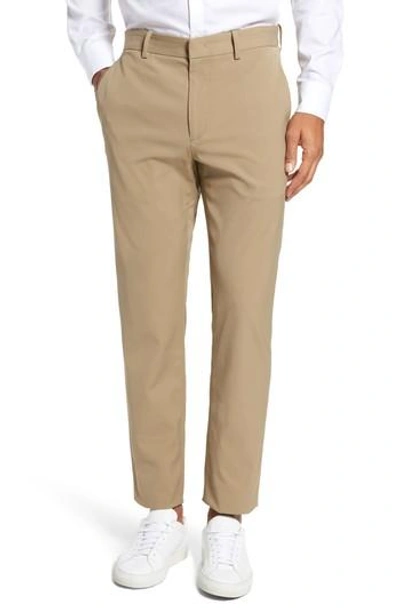 Theory Peterson Neoteric Tech Chino Pants In Sand