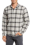 Patagonia Regular Fit Organic Cotton Flannel Shirt In Revival Feather Grey