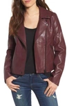 Blanknyc Life Changer Moto Jacket In Oxblood