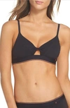 Stance Triangle Bralette In Black
