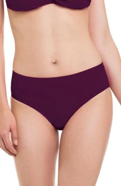 Profile By Gottex Bikini Bottoms In Wine