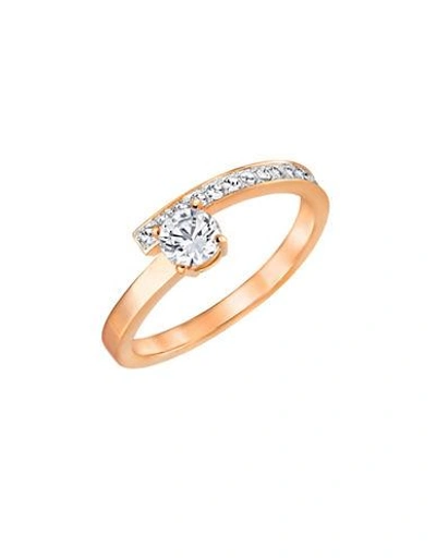 Swarovski Fresh Crystal Rose Goldplated Ring-rosegold | ModeSens