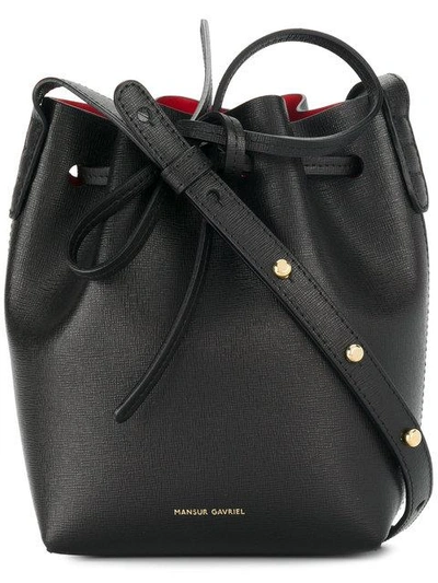 Mansur Gavriel Mini Mini Bucket Bag - Black