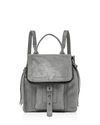 Botkier Warren Leather Backpack In Slate Gray/gunmetal