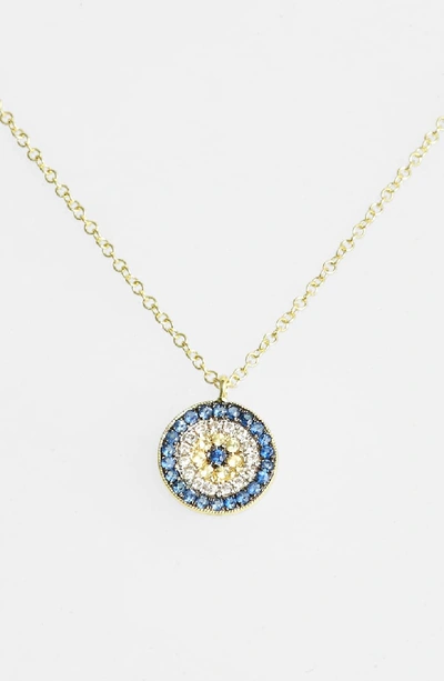 Meira T Meirat 'desert Infusion' Diamond & Sapphire Pendant Necklace In Multi/gold