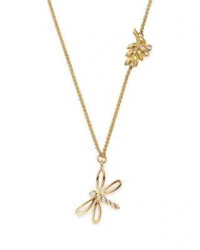 Temple St Clair 18k Yellow Gold Tree Of Life Charm Necklace With Diamonds - 100% Exclusive In White/gold