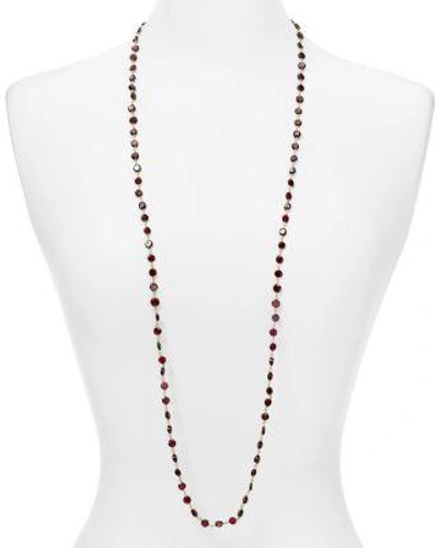 Ela Rae Diana Garnet Coin Beaded Necklace, 42 In Red