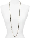 Ela Rae Diana Coin Necklace, 42 In Pyrite/ Gold