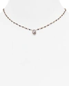 Ela Rae Lori Necklace, 13 In Rose Gold/black