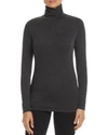 Majestic Turtleneck Tee In Anthracite