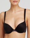 Spanx Pillow Cup Signature Push-up Plunge Bra In Black
