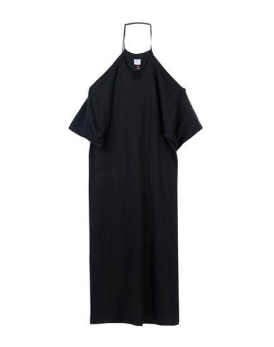 Vetements Long Dress In Black