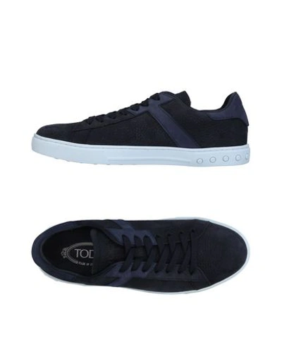 Tod's Sneakers In Dark Blue