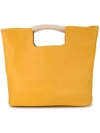 Simon Miller Square Large Tote Bag In Yellow&orange