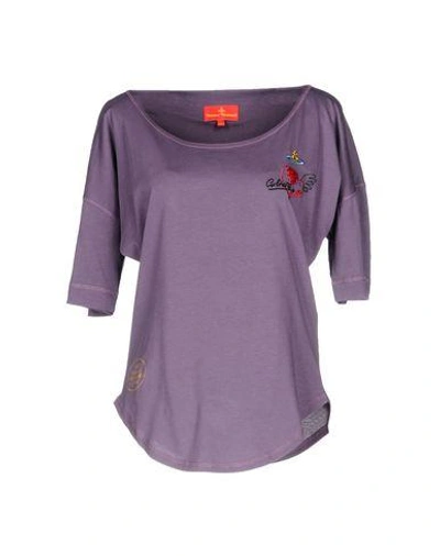 Vivienne Westwood T-shirts In Purple