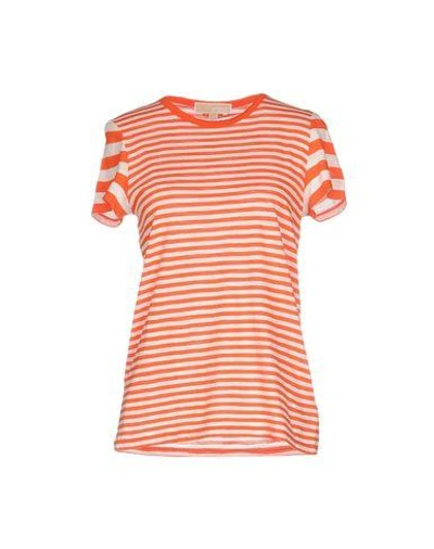 Michael Michael Kors T-shirts In Orange