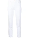 Ag Alexxis High Waist Straight Leg Jeans In 1 Year Classic White