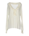 Ermanno Scervino Sweater In Ivory