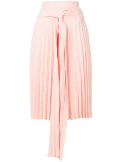 Ioana Ciolacu Pleated Skirt In Pink