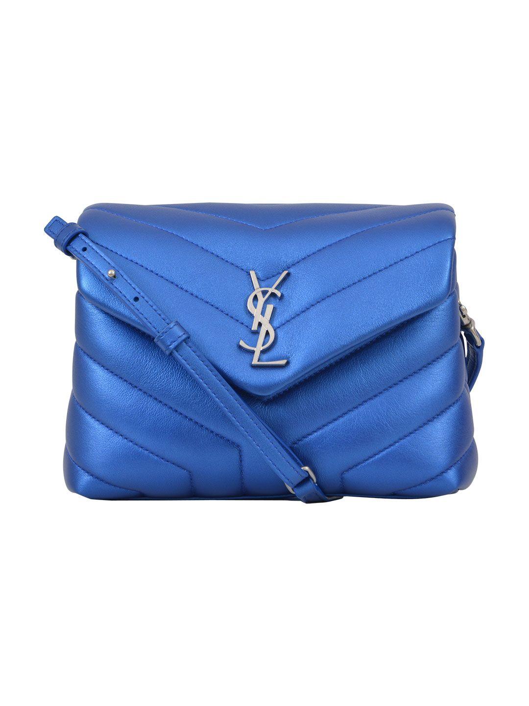 Saint Laurent Toy Loulou Bag In Bluette | ModeSens