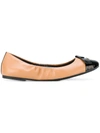 Michael Michael Kors Mellie Ballerina Shoes In Brown