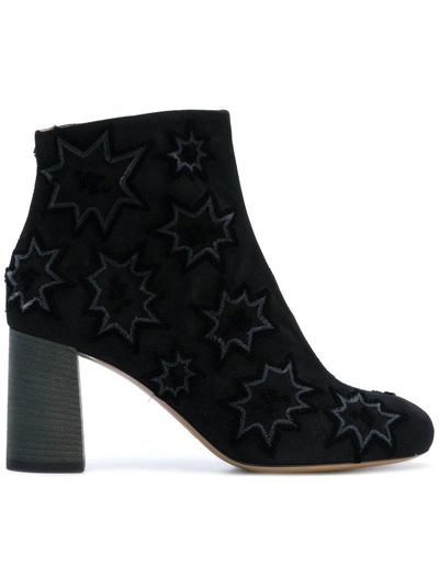 Chloé Harper Ankle Boots In Black