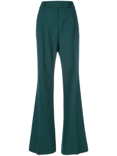 Prada High-waisted Tailored Trousers - Green