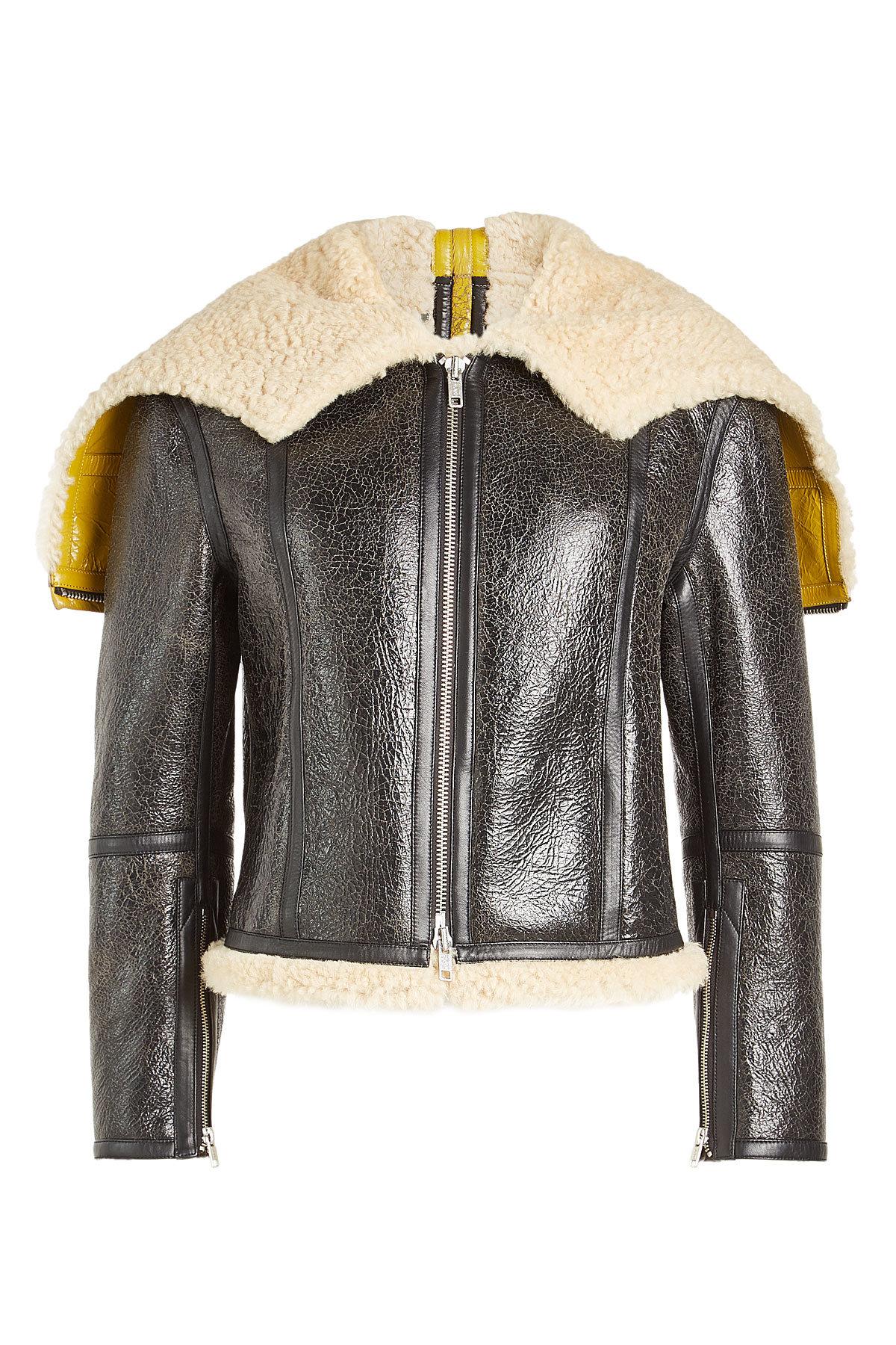 calvin klein 205w39nyc leather jacket
