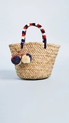 Kayu Mini St Tropez Tote In Red/white