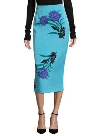 Diane Von Furstenberg Tailored-fit Midi Pencil Skirt