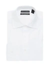 Saks Fifth Avenue Men's Slim-fit Royal Oxford Woven Cotton Dress Shirt In White