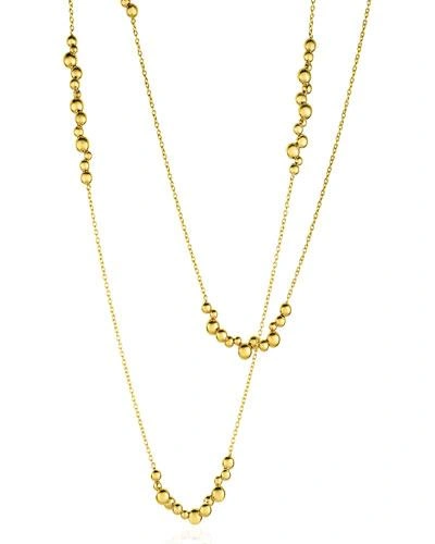 Marina B Atomo 18k Yellow Gold Long Cluster Necklace