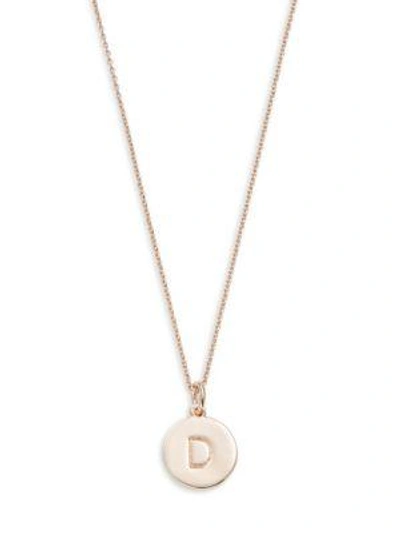 Kate Spade Pendant Necklace In D