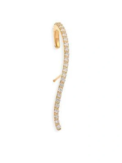Paige Novick Infinity Diamond & 18k Yellow Gold Single Suspender Earring