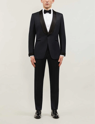 Tom Ford Men's Navy O'connor-fit Wool And Mohair-blend Tuxedo