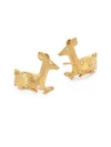 Temple St Clair Women's Deer Diamond & 18k Yellow Gold Stud Earrings