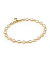 Temple St Clair Women's Single Round Diamond, Moonstone & 18k Yellow Gold Bracelet