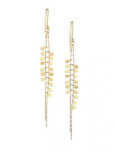 Sia Taylor Dots 18k Yellow Gold Drop Earrings