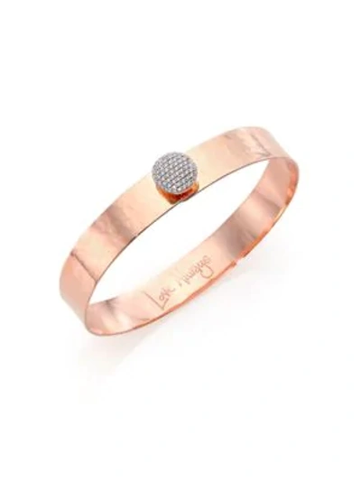 Phillips House Women's Affair Infinity Love Always Diamond & 14k Rose Gold Bangle Bracelet