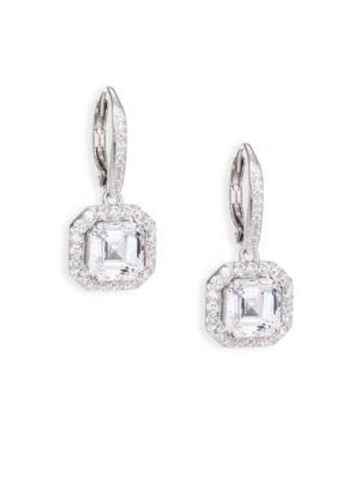 Adriana Orsini Pavé Drop Earrings In Silver