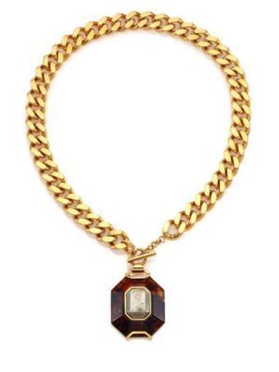 House Of Lavande Batari Pyrite Pendant Necklace In Gold