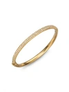 Adriana Orsini Clear Crystal & Gold Bangle Bracelet