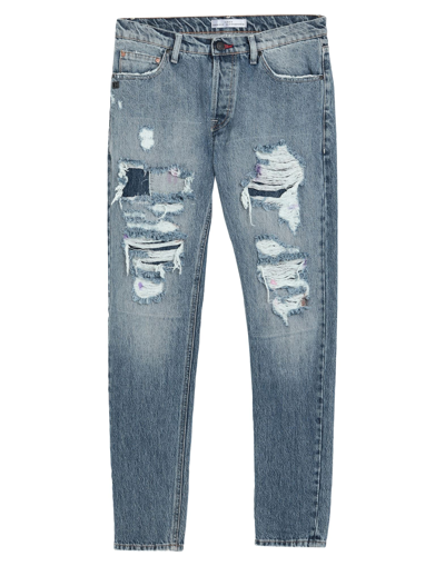 Grey Daniele Alessandrini Jeans In Blue