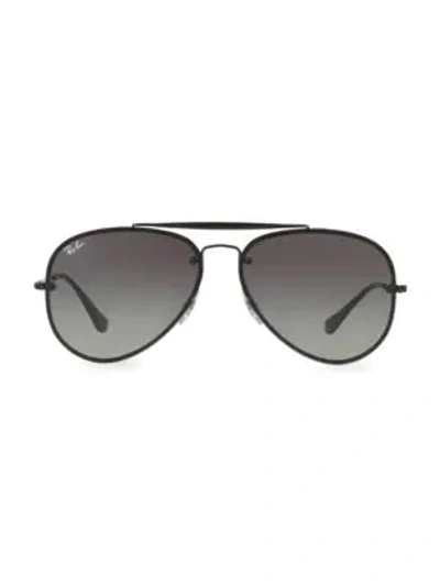 Ray Ban Rb3584 61mm Blaze Aviator Sunglasses In Black