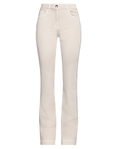 Luckylu  Milano Jeans In Beige